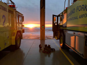 GFK ARFF Trucks Winter 2019